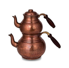 Load image into Gallery viewer, Hammered Copper Tumbled Teapot -1